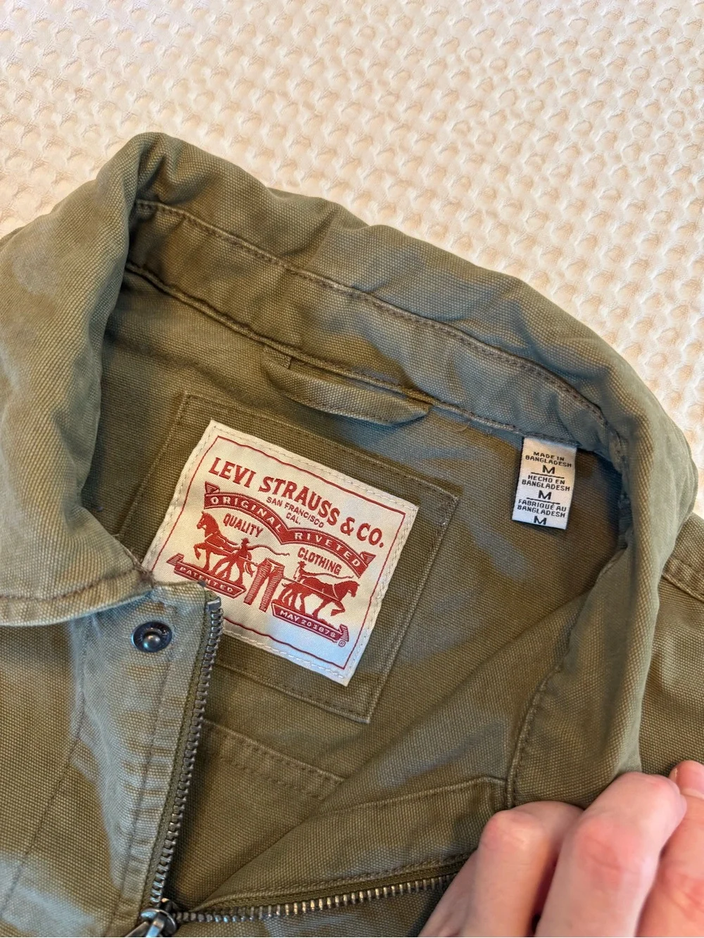 Levi’s unisex  Field Jacket - Olive Green